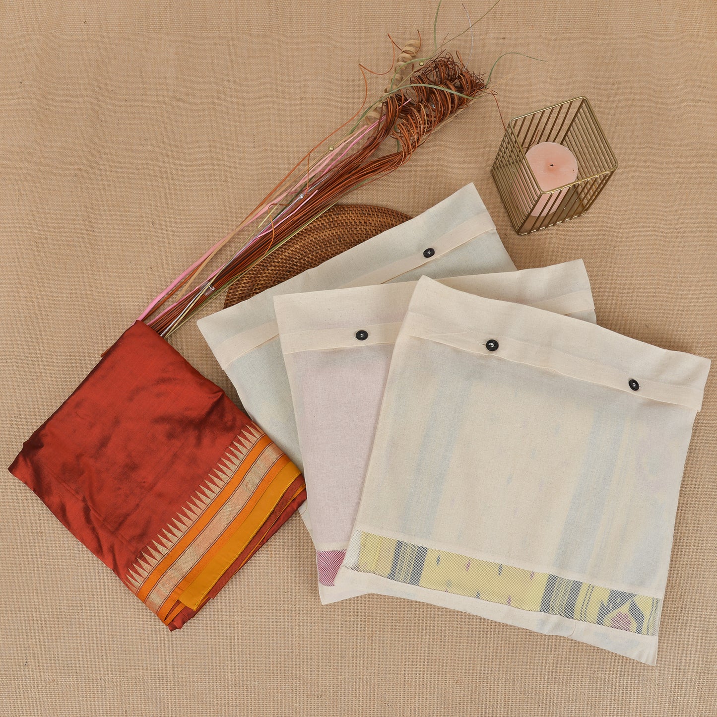 Cotton saree bags