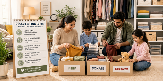 Decluttering Guide for Busy Working Families: A Step-by-Step Plan