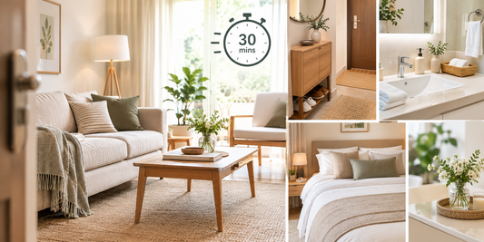 How to Organize a Guest-Ready Home in 30 Minutes