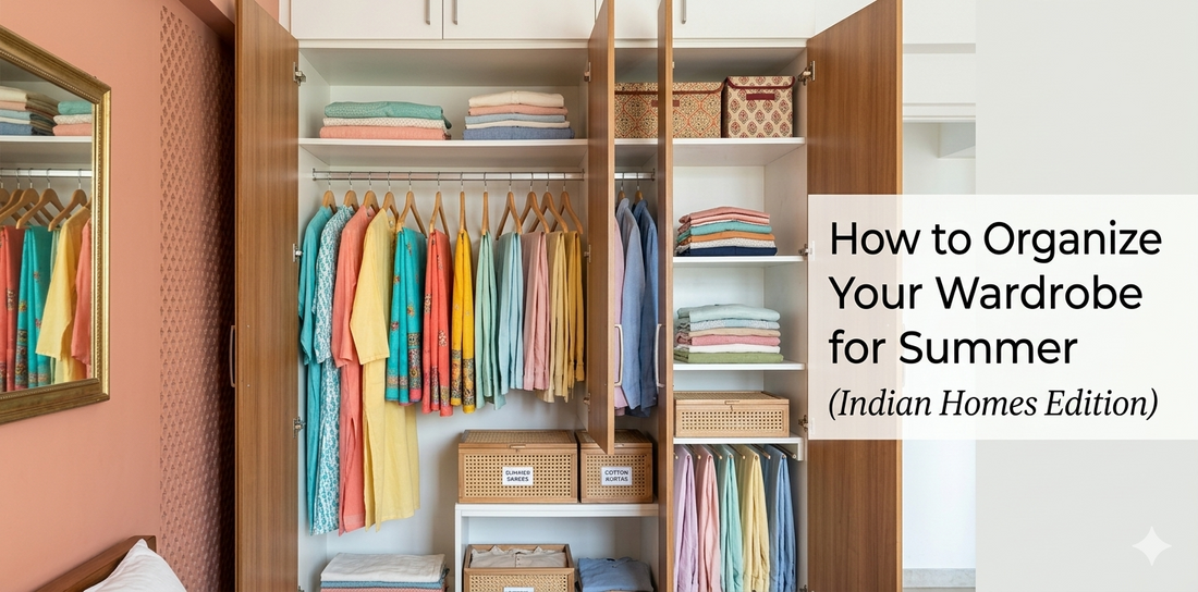 How to Organize Your Wardrobe for Summer (Indian Homes Edition)