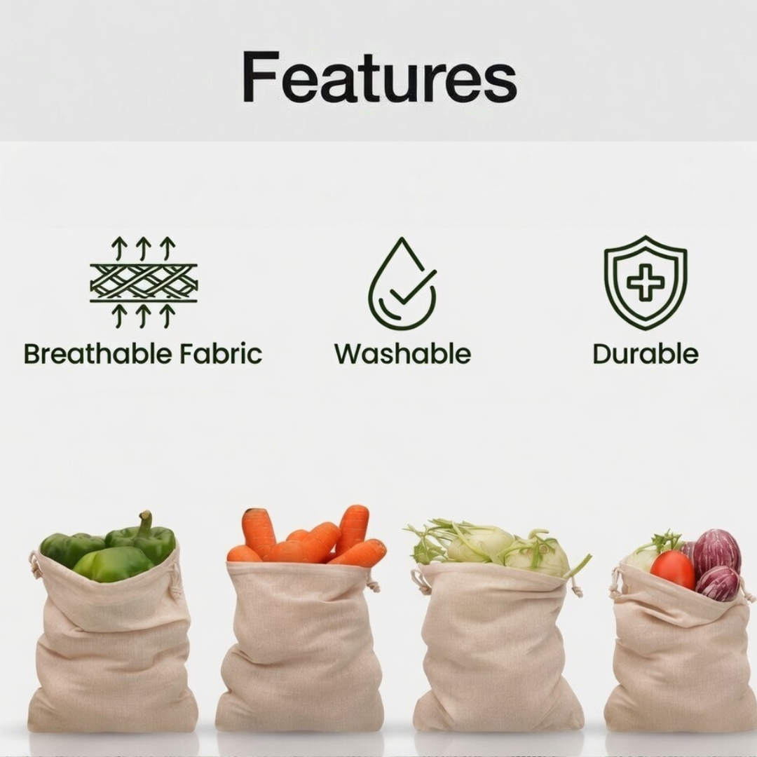 Cotton Fridge bags